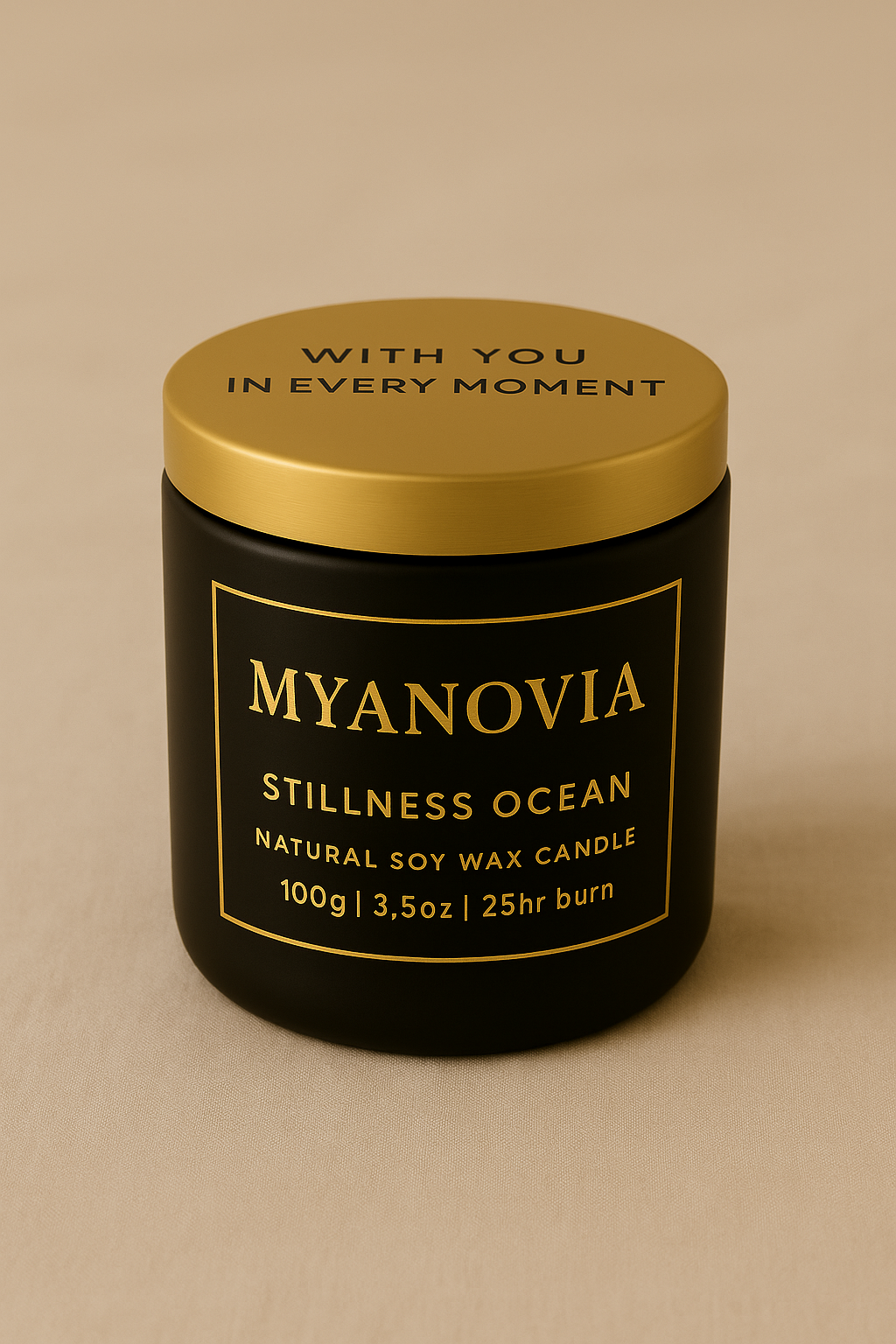 Stillness – Ocean (100g / 220g) | Scented Soy Candle by Myanovia