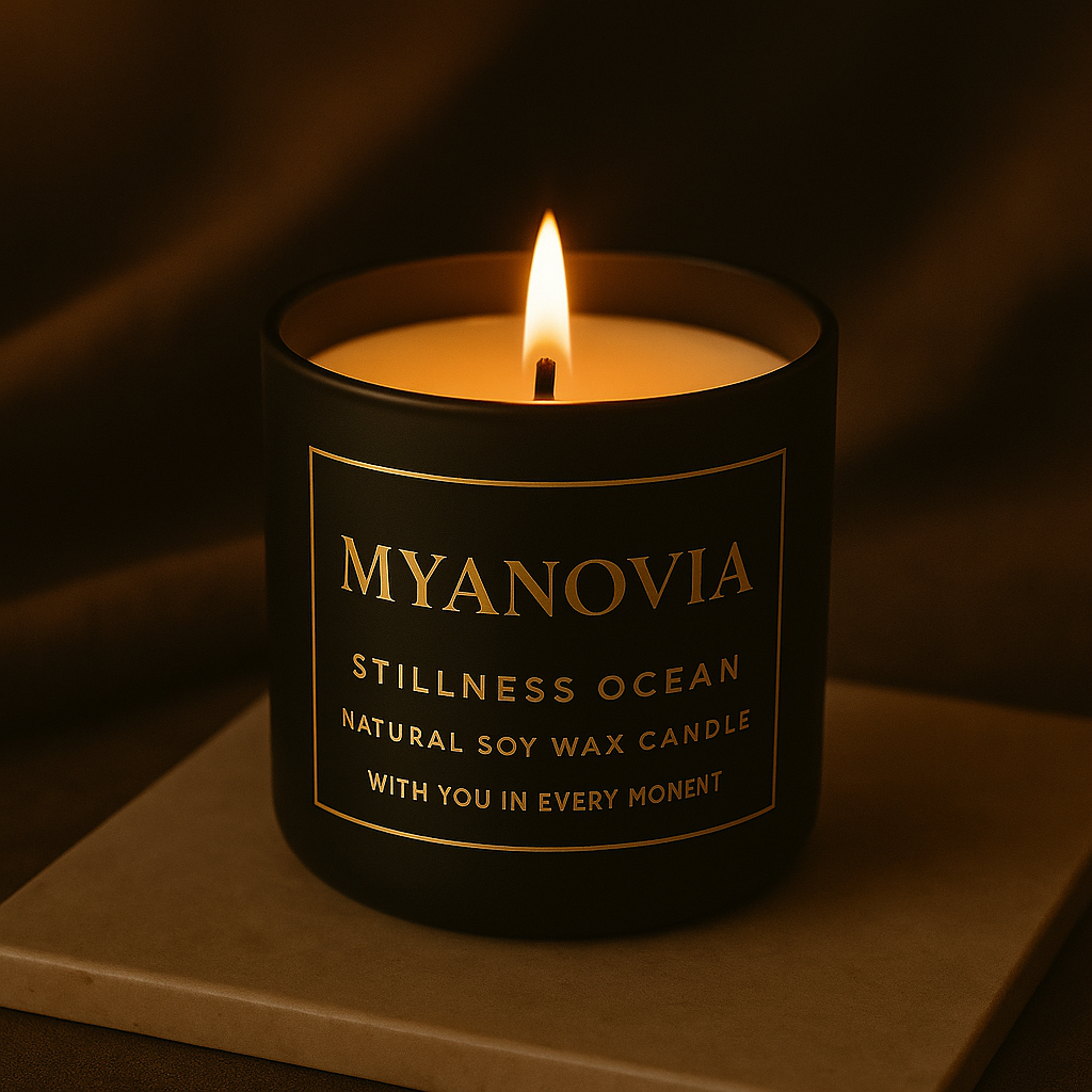 Stillness – Ocean (100g / 220g) | Scented Soy Candle by Myanovia